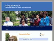 Tablet Screenshot of campuscultur.de